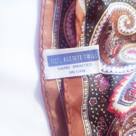 Vintage St. Ramonse paisley scarf or banda… - Picture 6 of 7